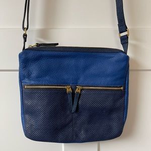 Fossil Blue Crossbody Bag